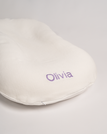 Cotton Waffle Lounger Cover | Milk